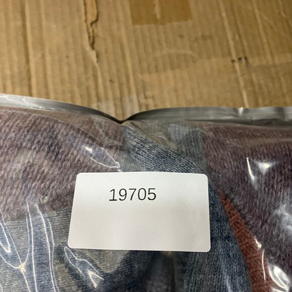 Colorblock Cardigan Womens M Multicolor Knit Retro Boho Button Front Sweater - Picture 7 of 7